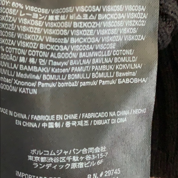 Volcom Black Cami - Picture 7 of 7